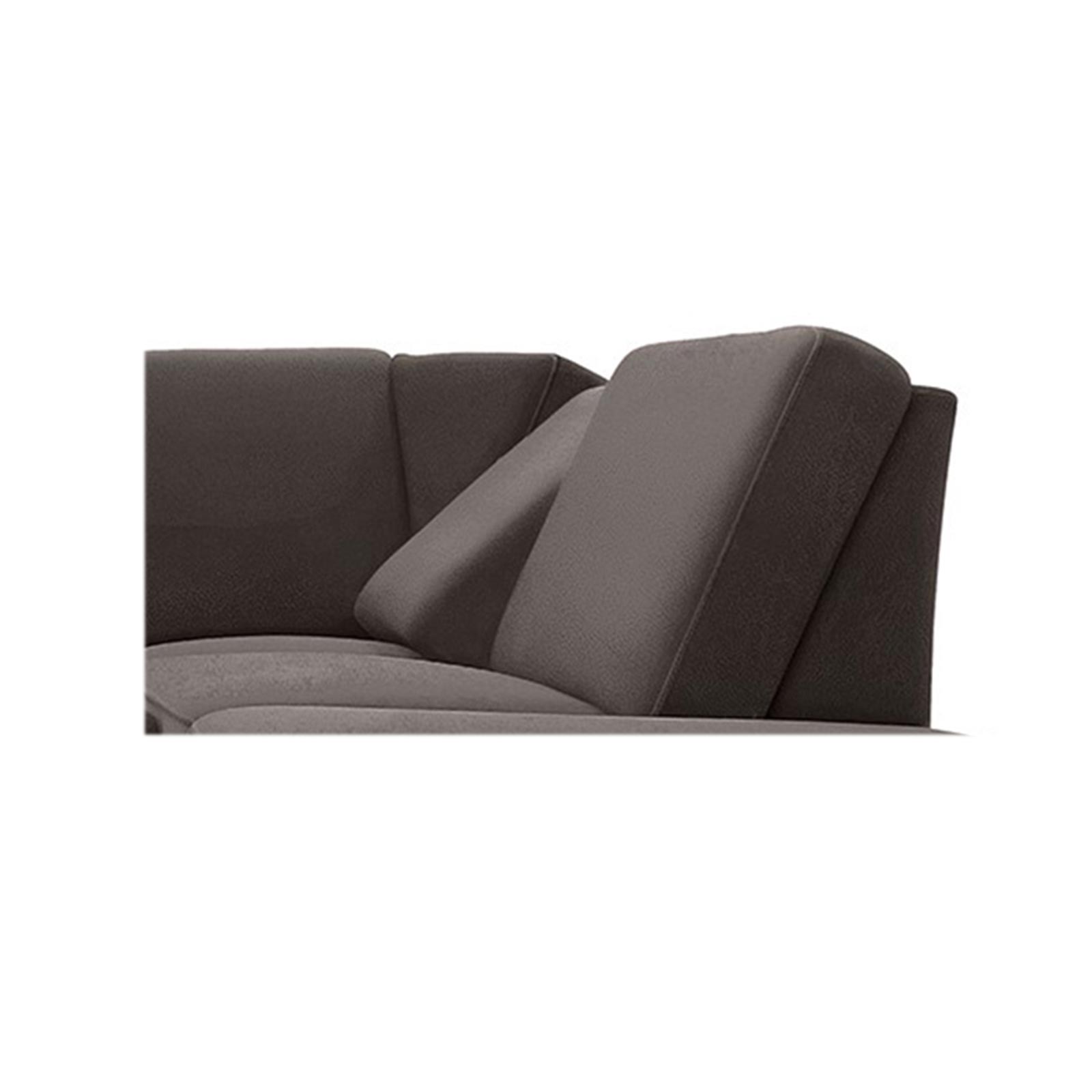 polsterpower Ecksofa - Saddle anthrazit - Basismodell - Ottomane rechts