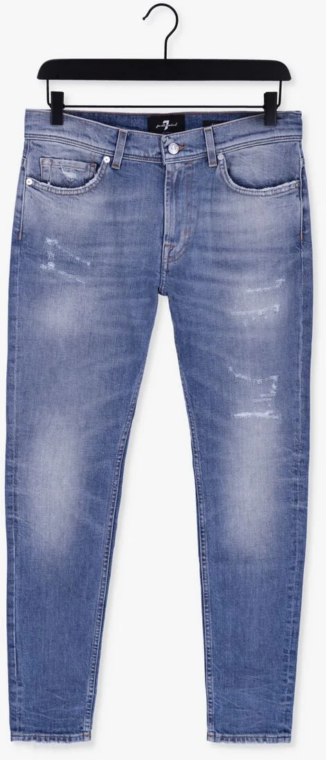 7 FOR ALL MANKIND donkerblauwe 7 for all mankind skinny jeans paxtyn special edition stretch tek intuitive