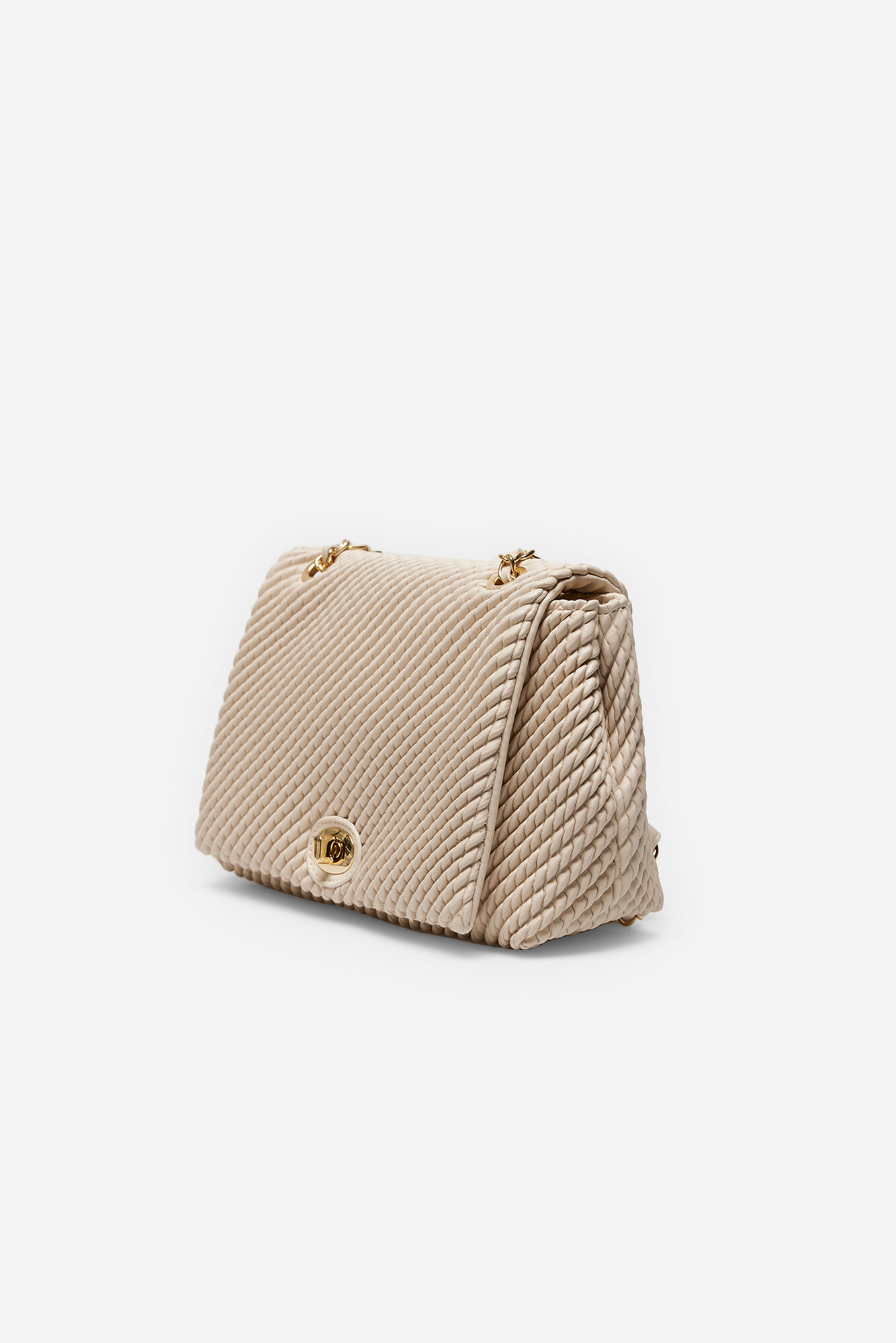 bolsa acolchoada com relevo