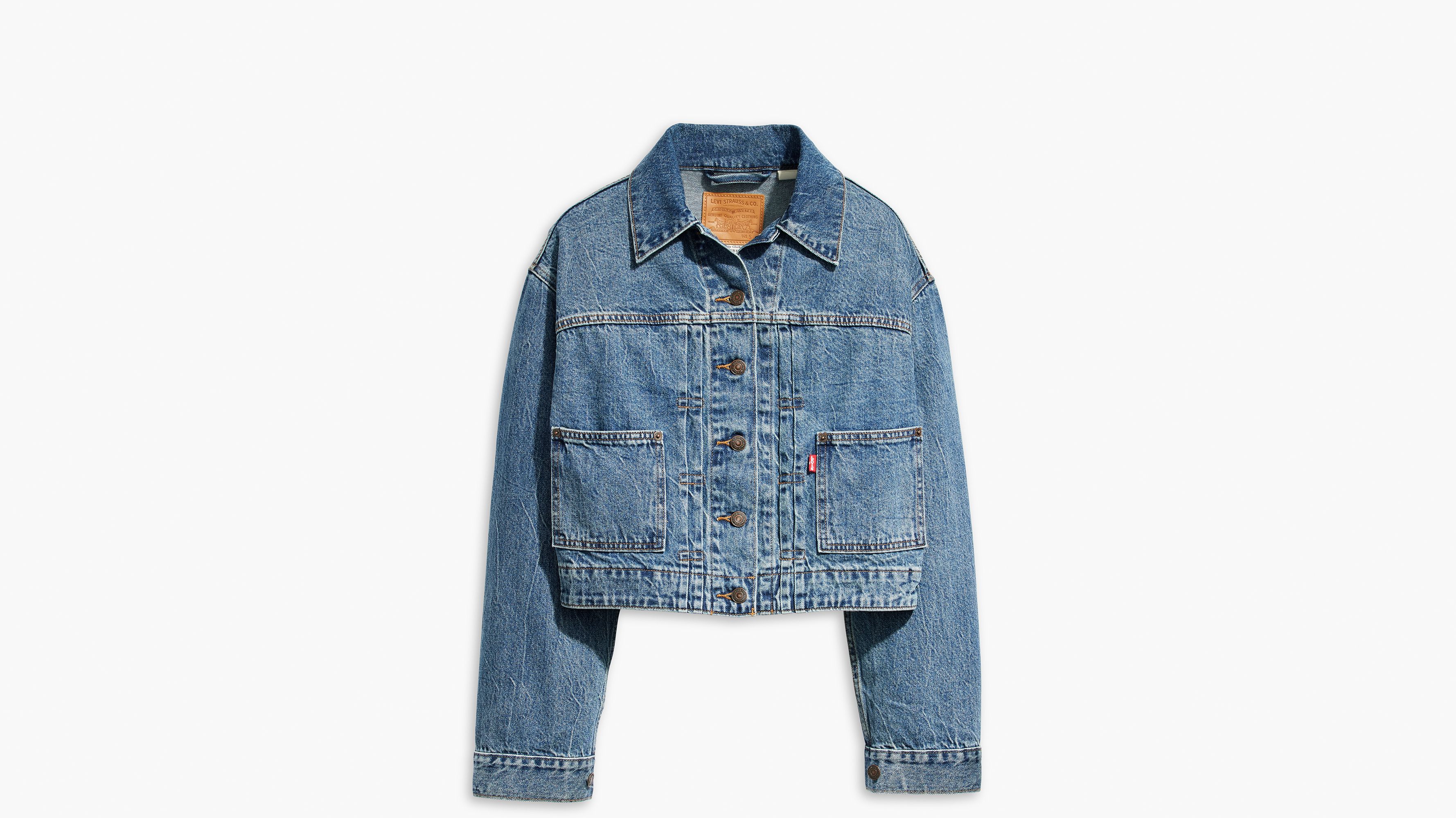 Veste Trucker ’90 Tailored - Missed My Flight - Bleu