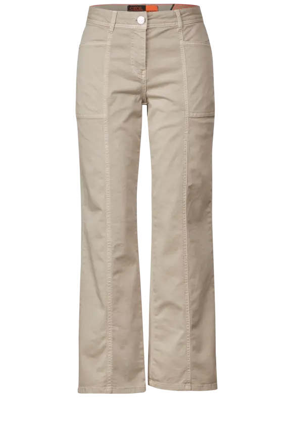 Loose Fit Twill Hose - simply beige