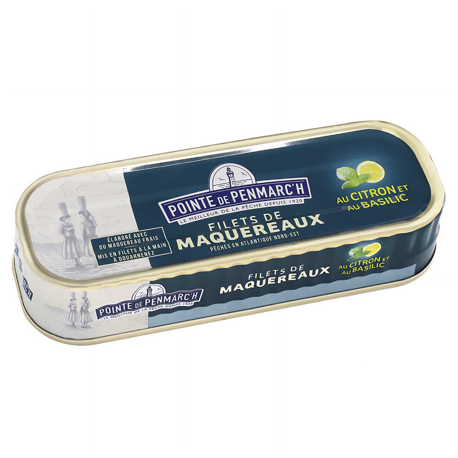 Filets de maquereaux marinés au citron et basilic sans huile