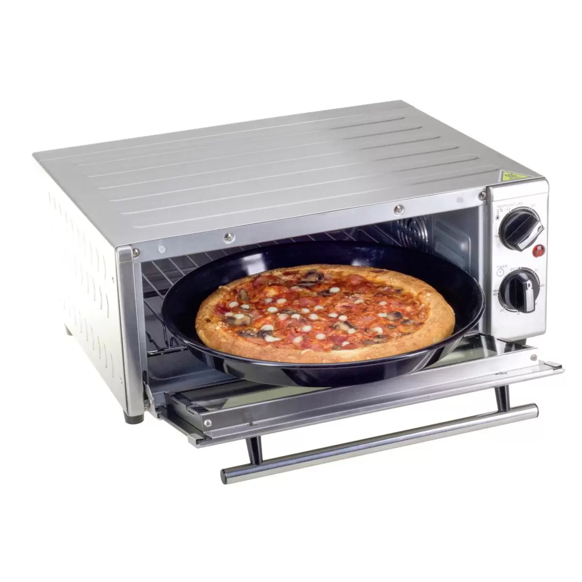 Back- und Pizza Ofen Silber