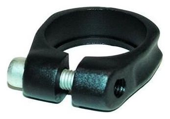 Collier de Selle Alu D32 Noir Avec Vis BTR