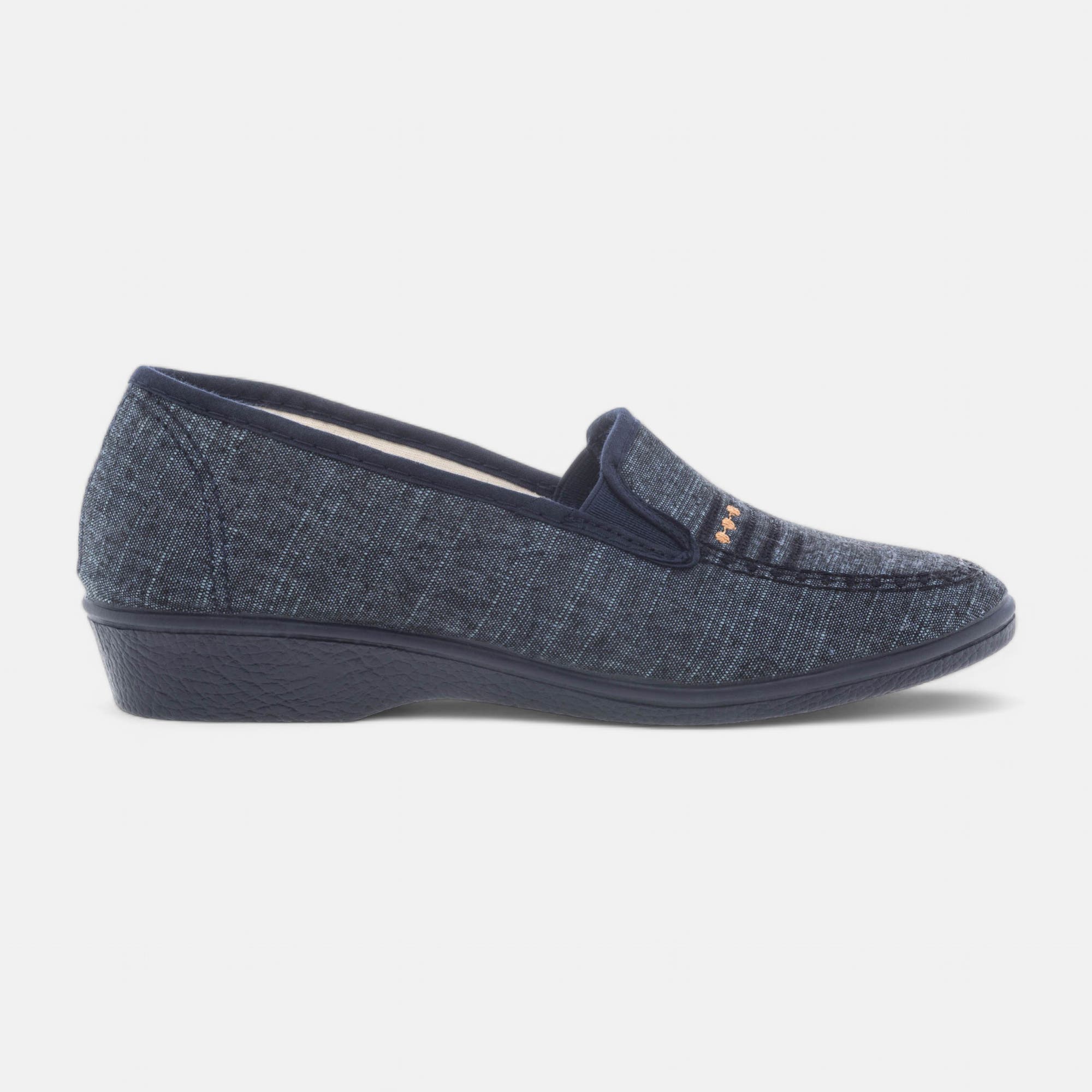 Pantoufles pieds sensibles Femme jeans