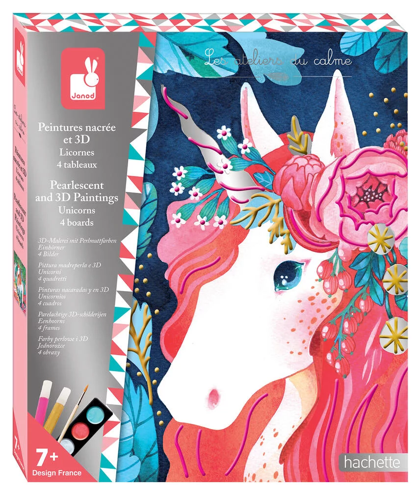 PEINTURES NACREES ET 3D LICORNES - LES ATELIERS DU CALME