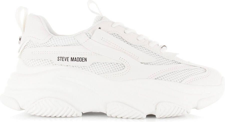 STEVE MADDEN Possession-E white Wit Kunststof Lage sneakers Dames