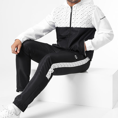 Ensemble de Survetement Diamante 40012 Blanc Noir