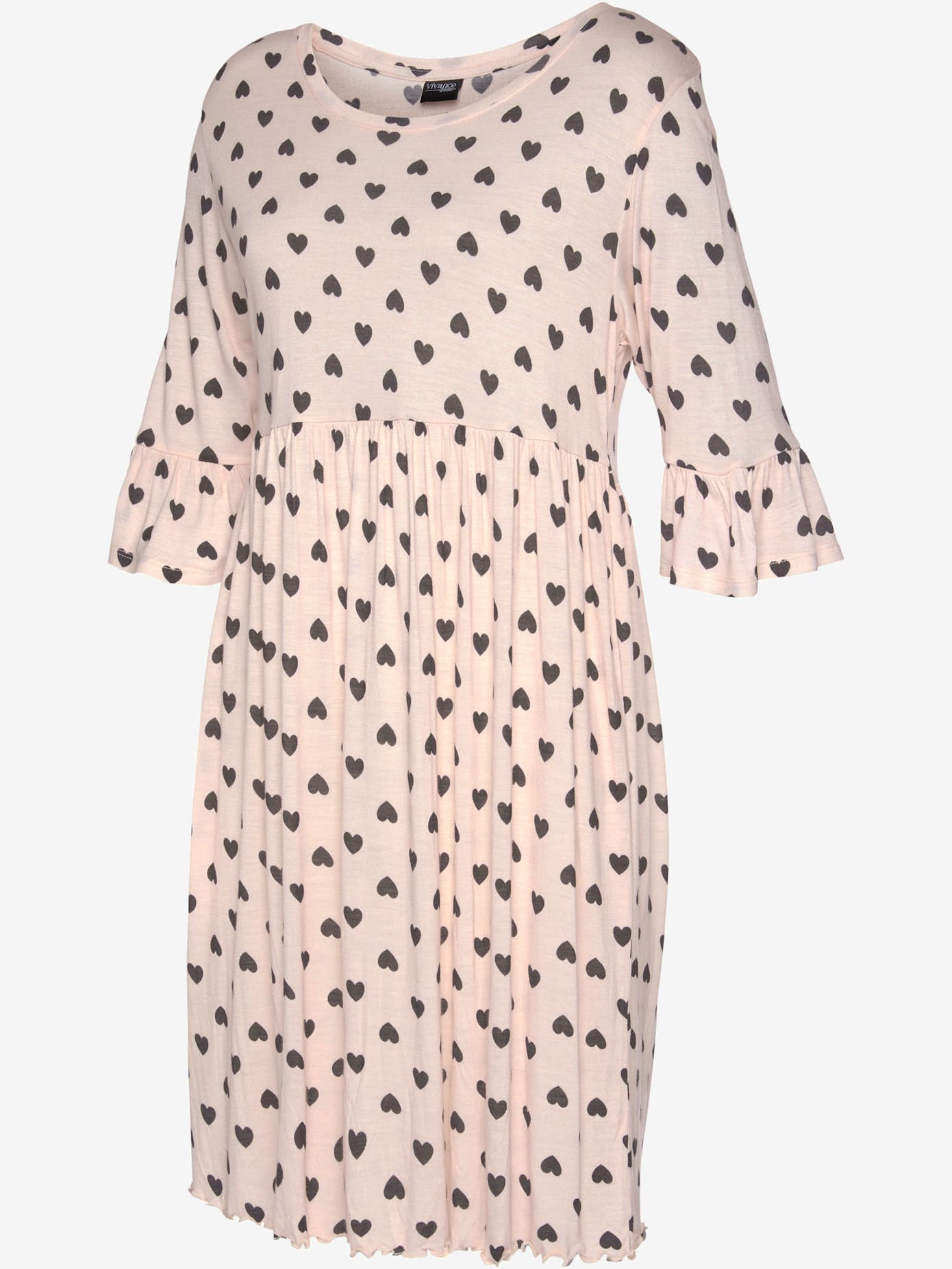Chemise de nuit robe de nuit courte à motif