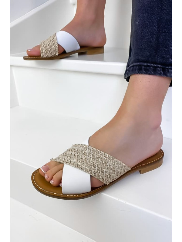 Semerdjian - Sandales AVENA Blanc/ Ecru