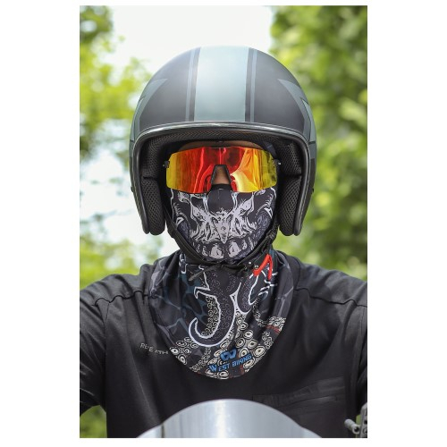 Atmungsaktive Ski Sturmhaube Motorrad Halstuch Kälte   UV Gesichts Schutzmaske - Oktopus