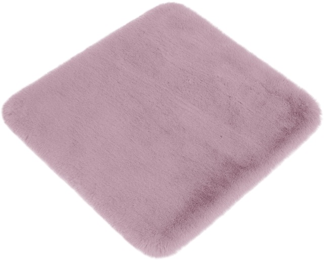 my home Badematte »Rabbit Badematten, Badvorleger, Badezimmer Teppich« Höhe 30 mm rutschhemmend beschichtet fussbodenheizungsgeeignet | schnell trocknend | strapazierfähig Kaninchenfell-Haptik, Badteppich, rechteckig, rund & als 3-tlg. Set
