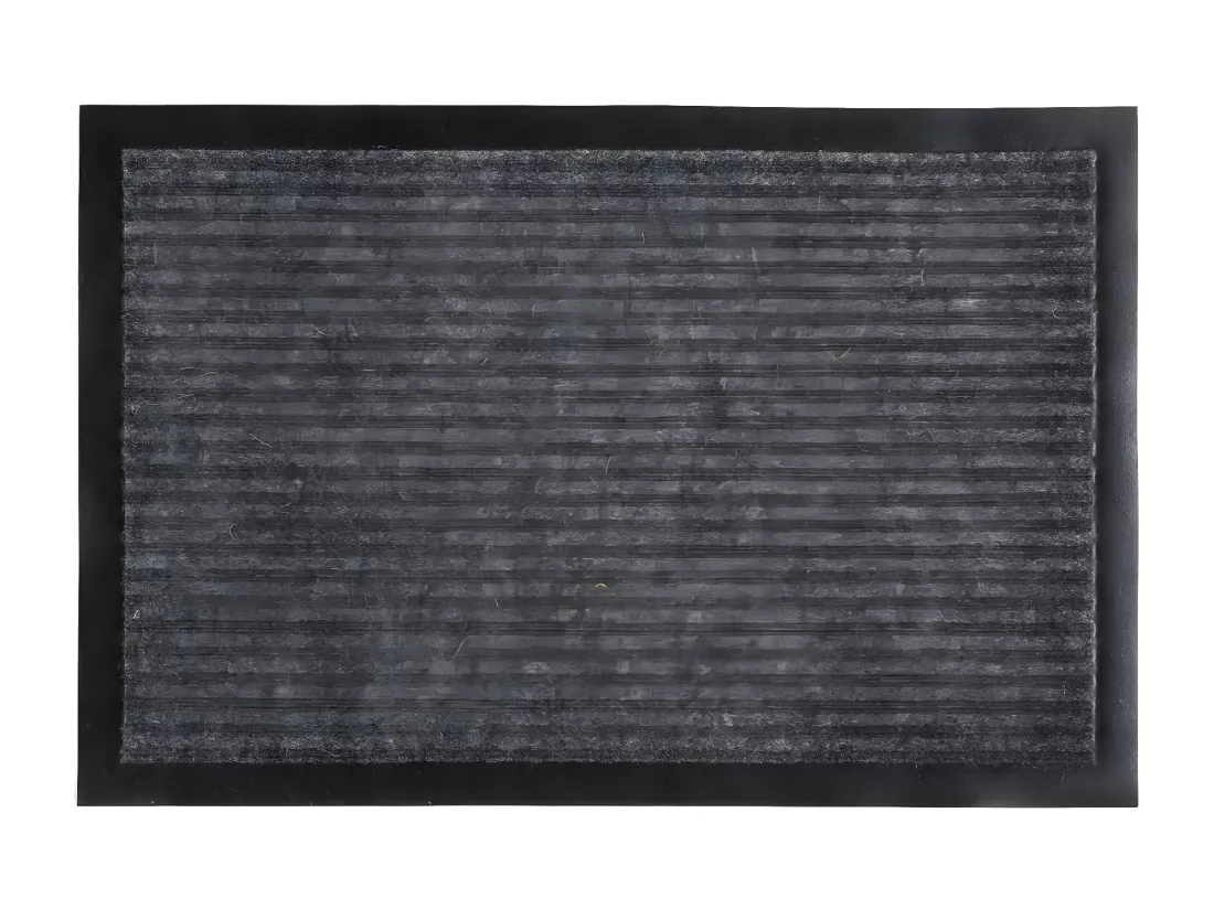 Tapis d'entrée Paillasson gris foncé 40 x 60 cm
