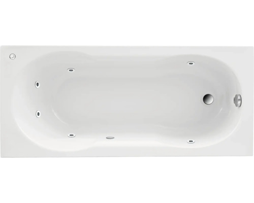 Inbouw whirlpoolbad, rechthoekig, OTTOFOND Banea 75 x 170 cm, glanzend wit, 56450
