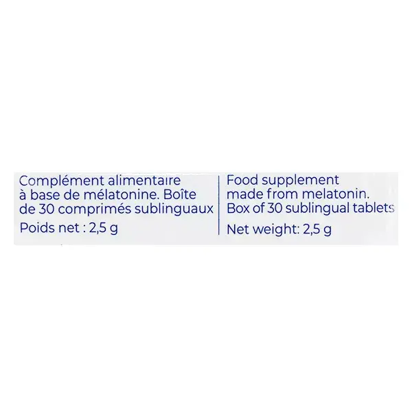 Chronodorm Melatonina 1,9 mg 30 comprimidos sublinguais