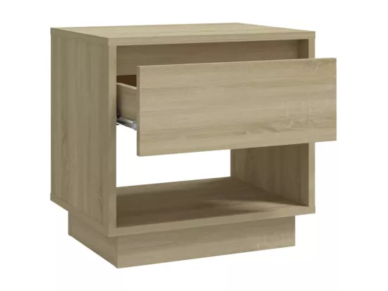 Table de chevet Chêne sonoma 45x34x44 cm Aggloméré
