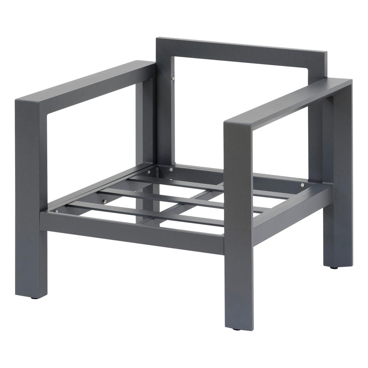 FAUTEUIL EVASION ALUMINIUM GRAPHITE