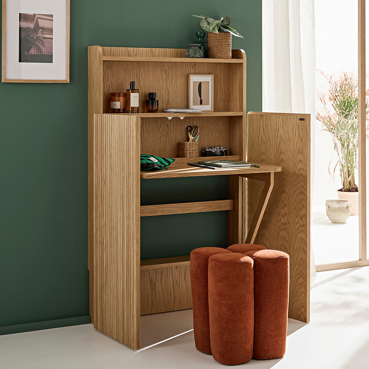 LA REDOUTE INTERIORS<br>Tecido de poliéster vintage, Mariane