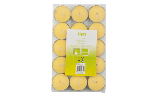 Edco Citronella Teelichter 15 Stück