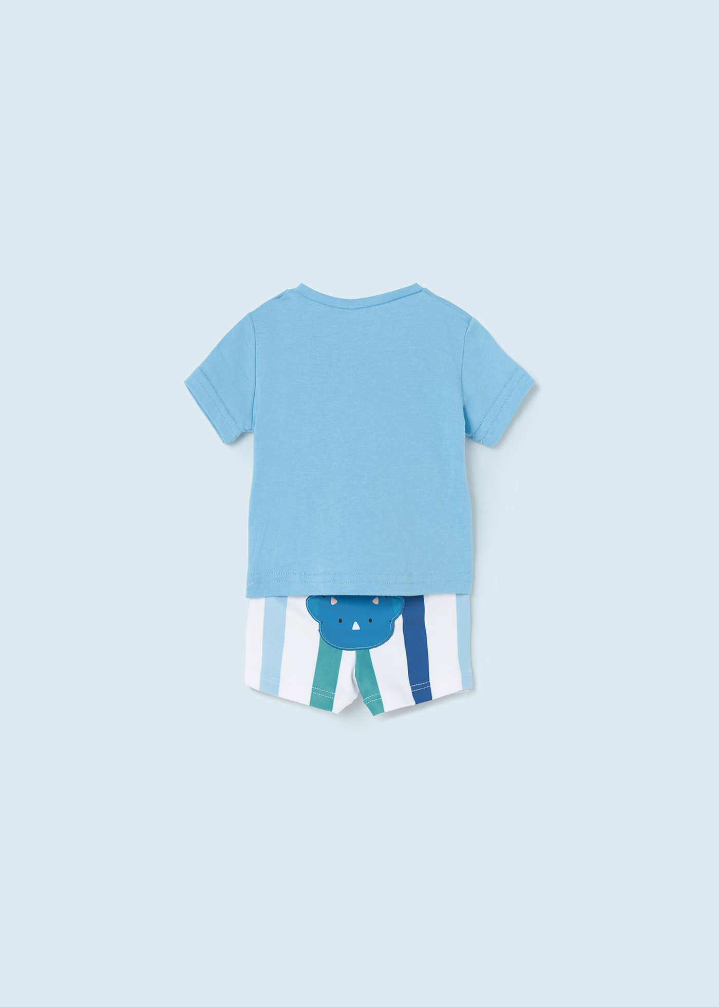 Conjunto de banho de 2 peças com algodão para recém-nascido