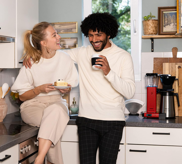 Cafetière Moccamaster KBGT rouge avec verseuse isotherme 1.25L + offre cadeaux