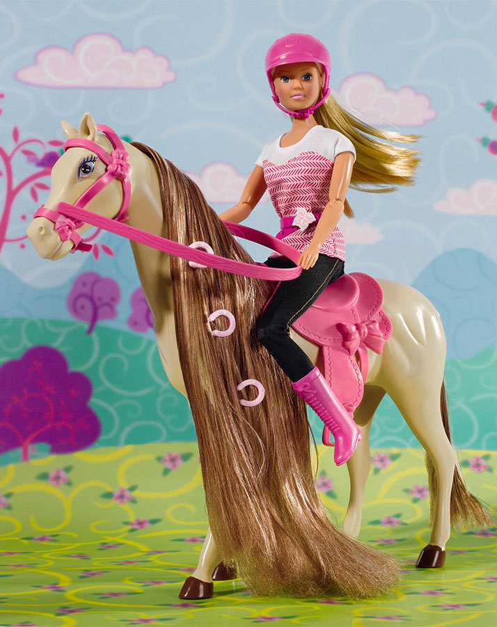 Puppe Steffi LOVE – RIDING TOUR in pink/beige
