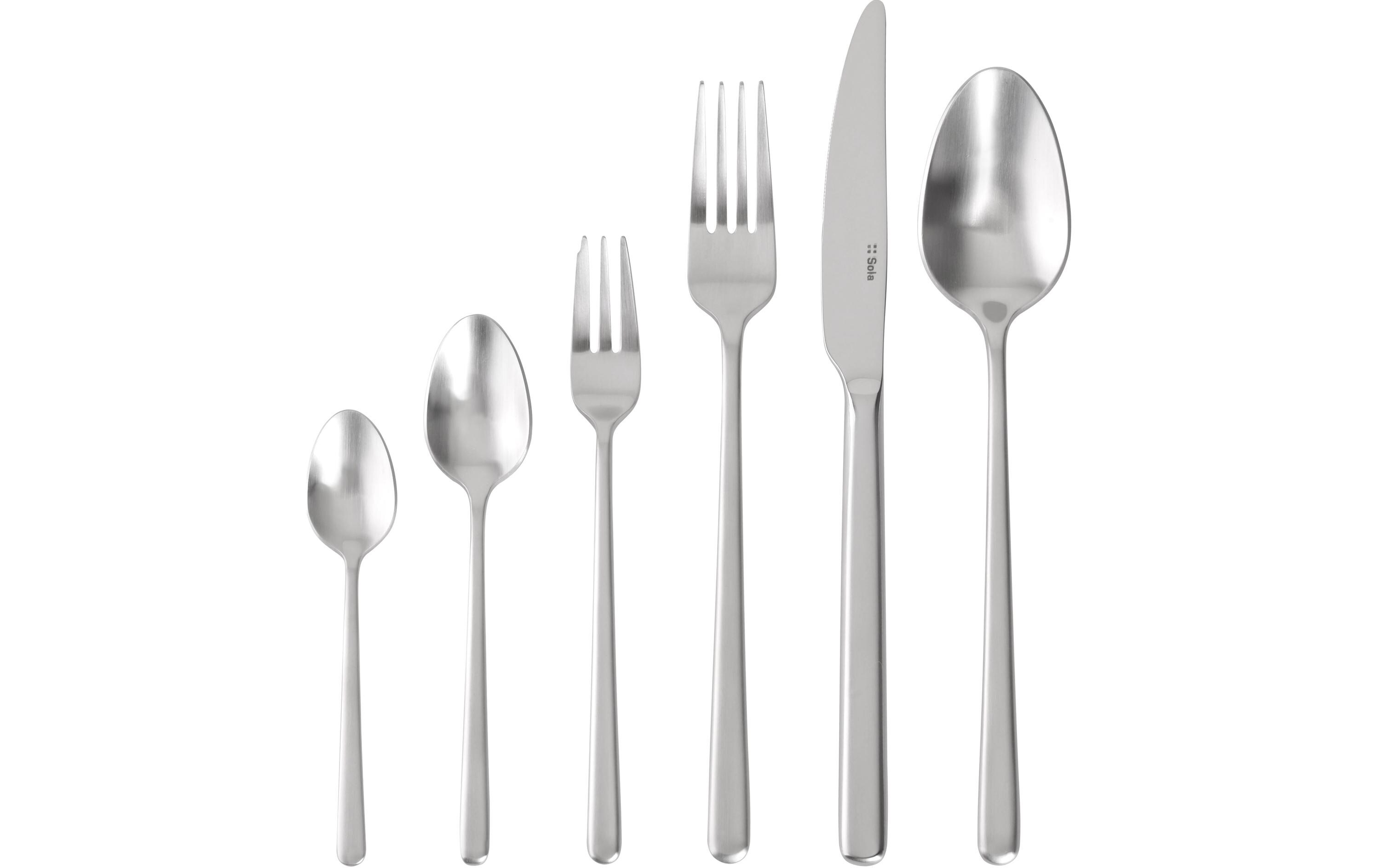 Besteck-Set Calgary 36-teilig, Silber<br>Essbesteck-Set 36-teilig