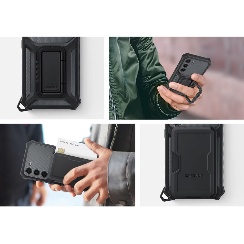 Galaxy S23 Ultra 5G Hardcase Hülle Rugged Gadget Case (EF-RS918CBEGWW) - Schwarz