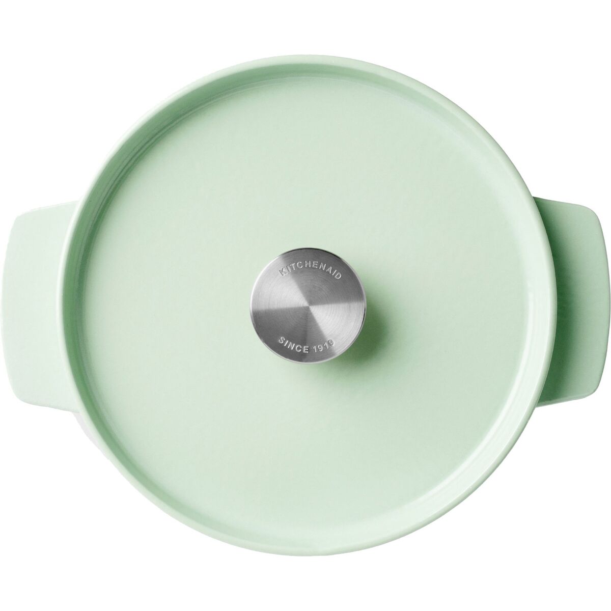 Støpejernsgryte 22 cm/3,3 liter, pistachio