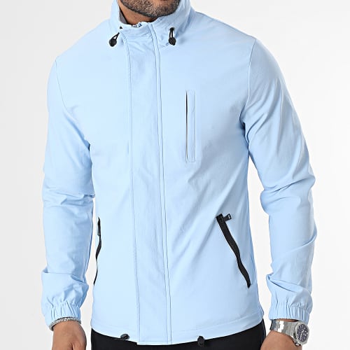 Veste Zippée Bleu Clair