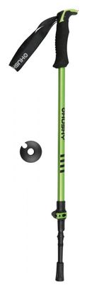 Bâtons de marche Husky (set) trekking Spurf 3 pièces Flip - lock-Vert