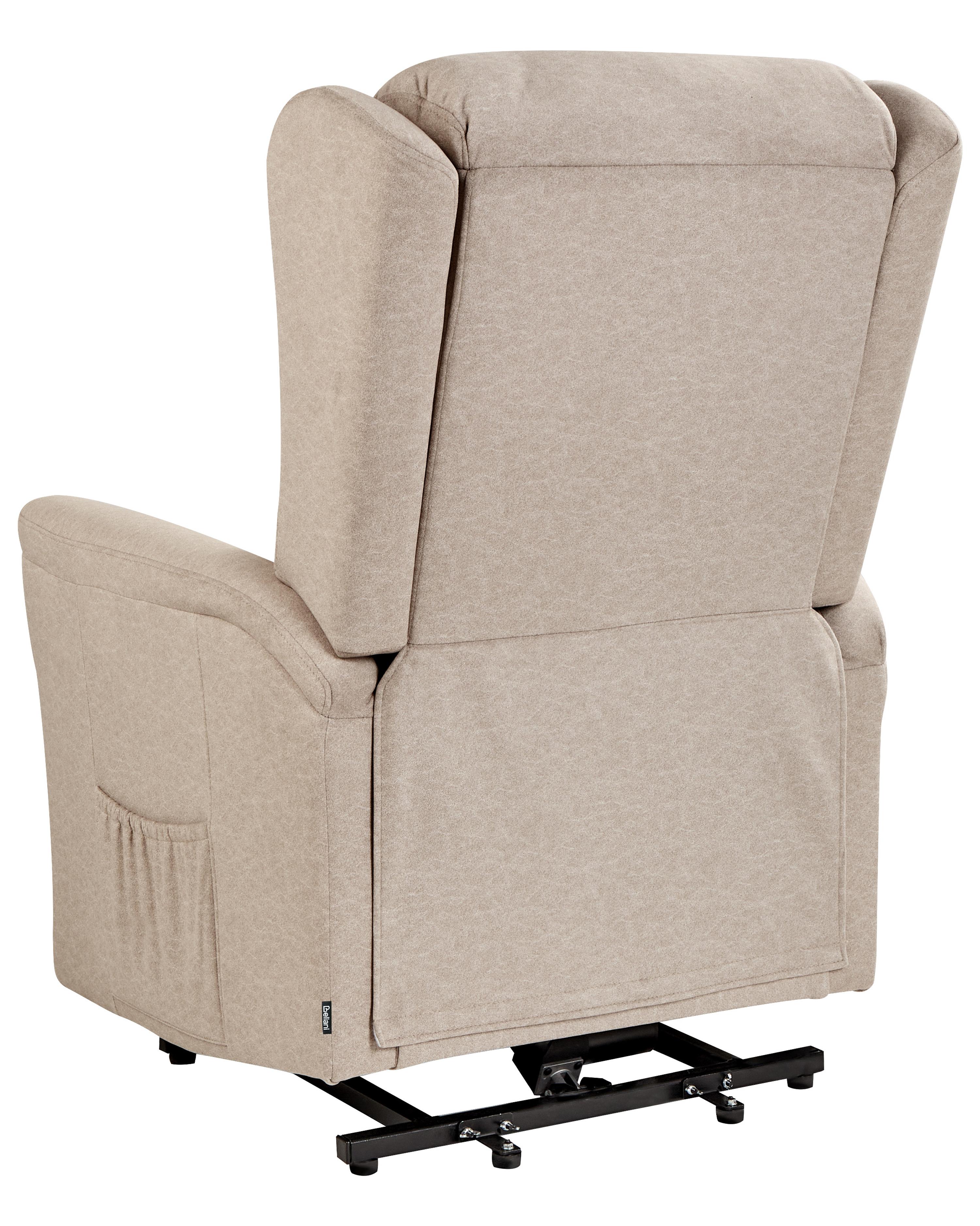 Elektrische relaxfauteuil ELEGY inclusief voetensteun Stof Taupe