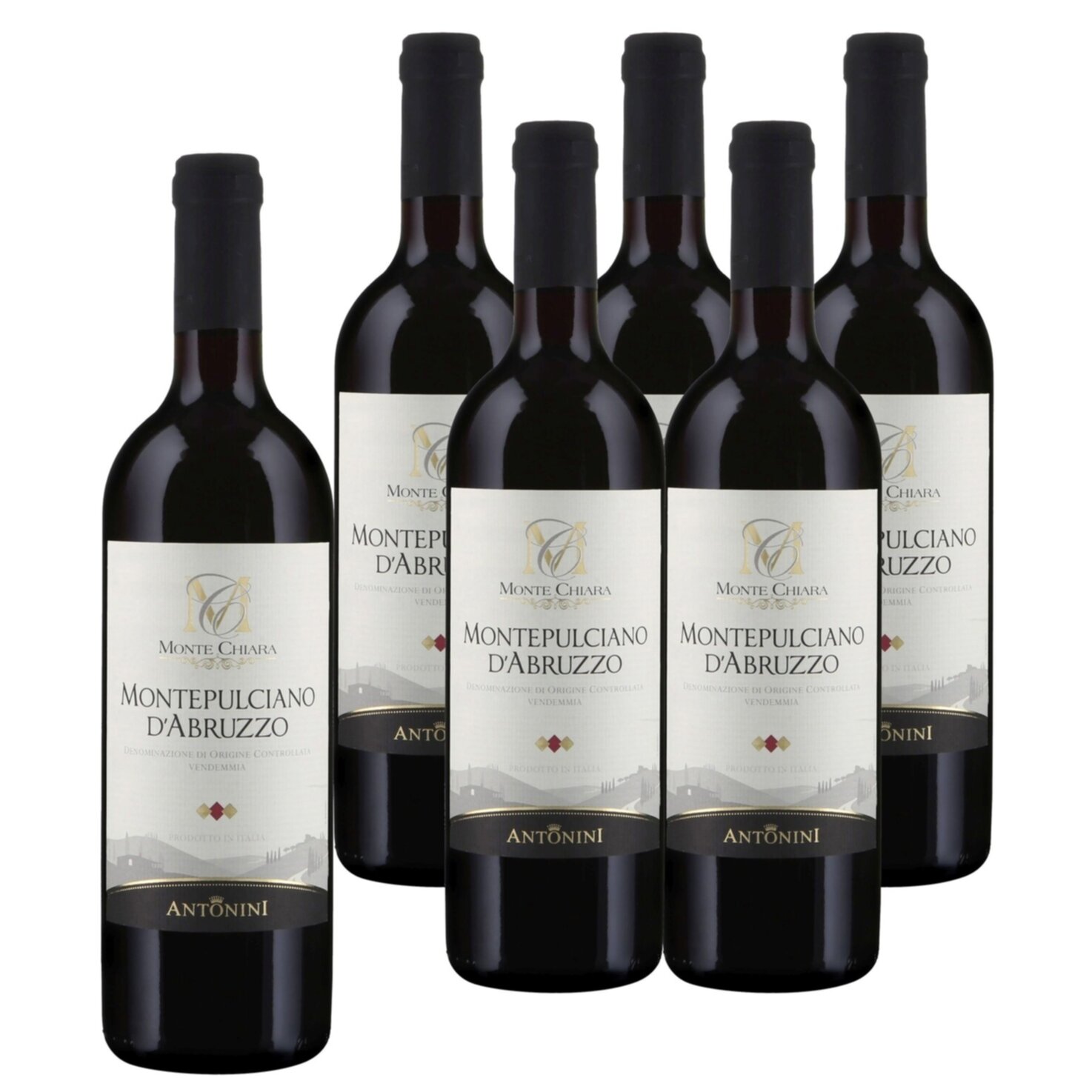 Antonini DOC Monte Chiara Montepulciano d'Abruzzo 6x 75cl -6x 75cl