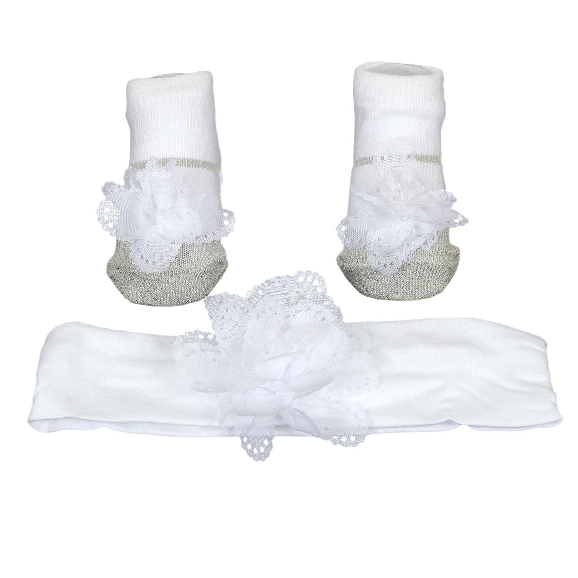 ENSEMBLE FILLE BANDEAU ET CHAUSSETTES
