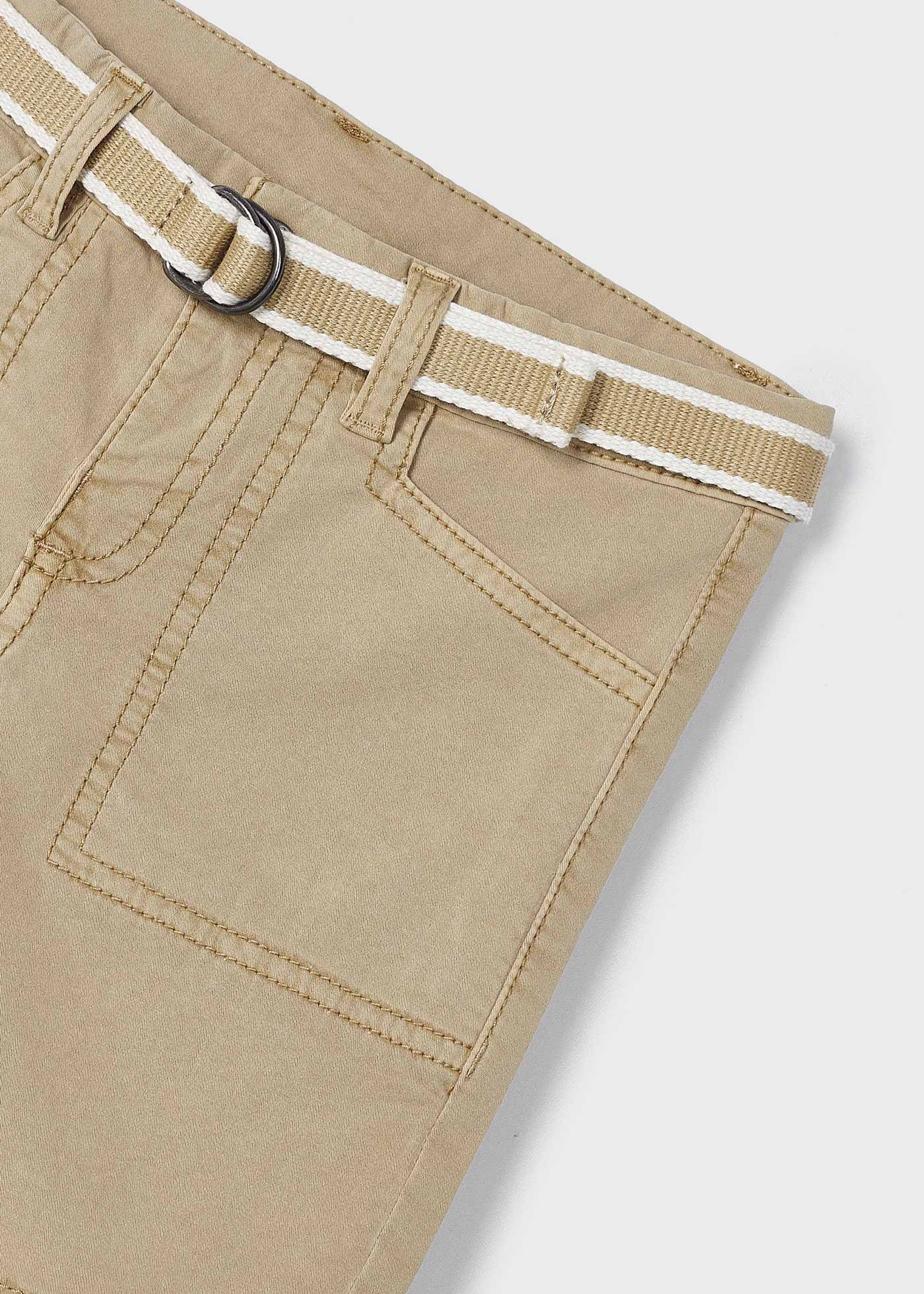 Bermuda infantil Better Cotton com cinto
