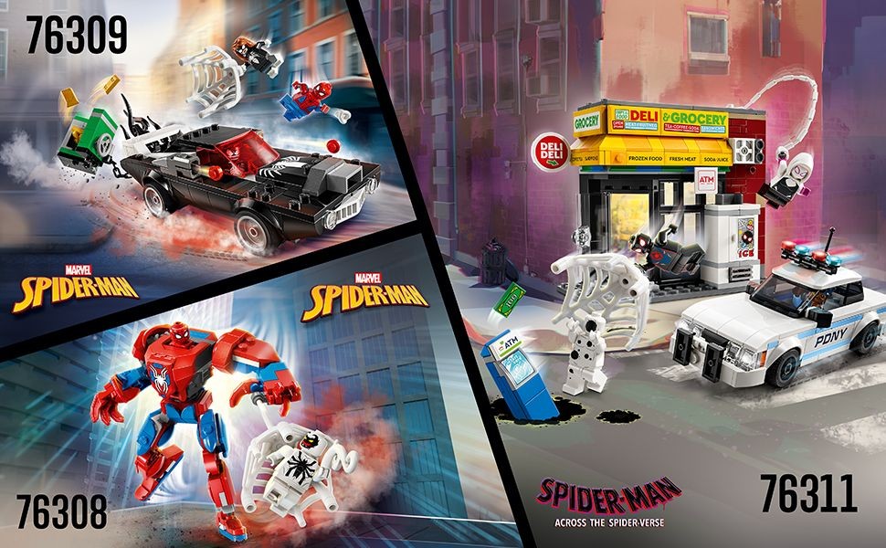 LEGO - Super Heroes - Spider-Man mod Venom Muskelbil (76309)