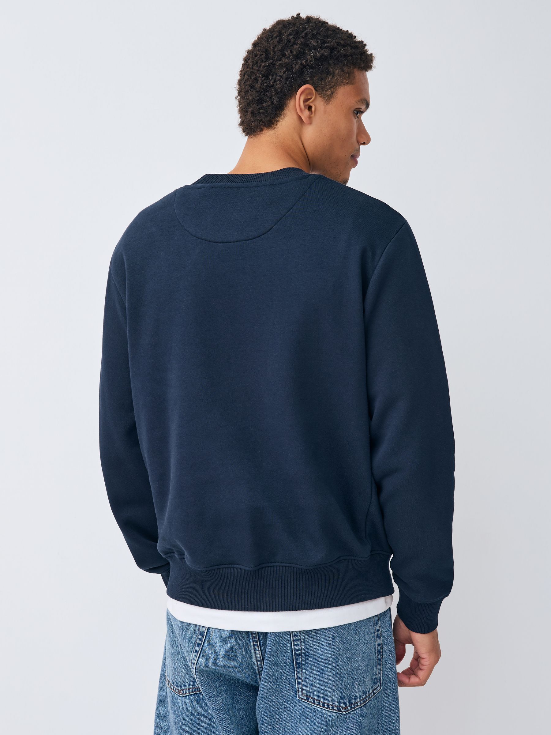 Donkerblauw - Guns N' Roses Christmas License sweatshirt met ronde hals