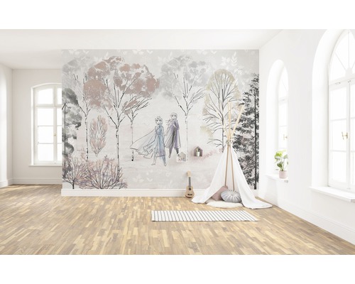 Fotobehang vliesbehang DX8-015 Disney Edition 4 Frozen Natural Spirit 8 stuks 400x280cm