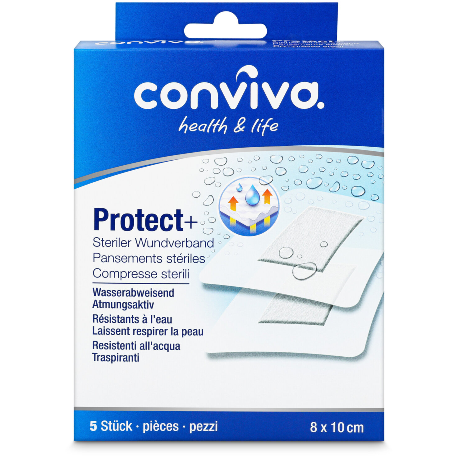 conviva Wundverband steril & wasserabweisend 5 Stück