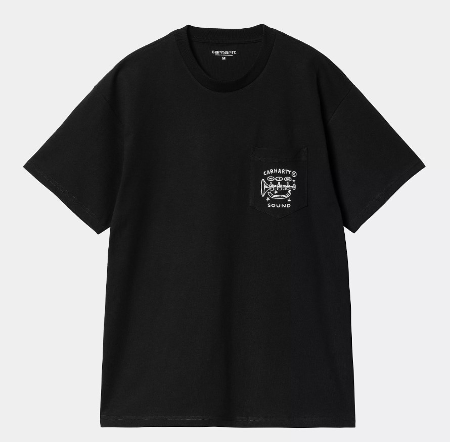 Carhartt WIP SS Fragments Pocket T-Shirt White / Black