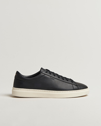 BOSS BLACK Kieran Grained Leather Sneaker Black
