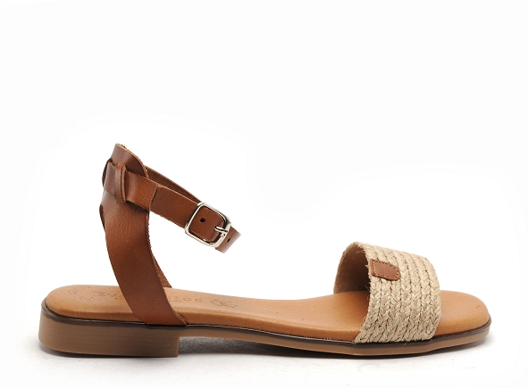 Eva frutos nu pieds plats femme 3052 beige