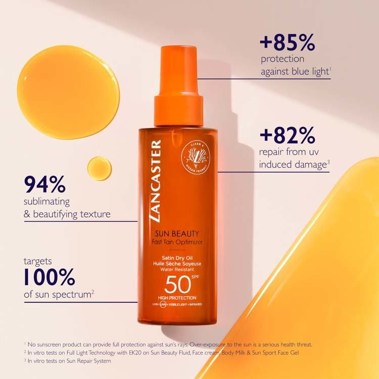 Lancaster Sun Beauty Satin Dry Oil SPF30 150ml