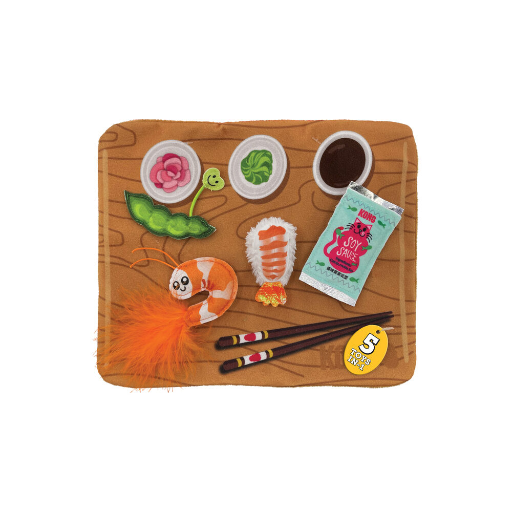 KONG Pull-a-Partz Sushi