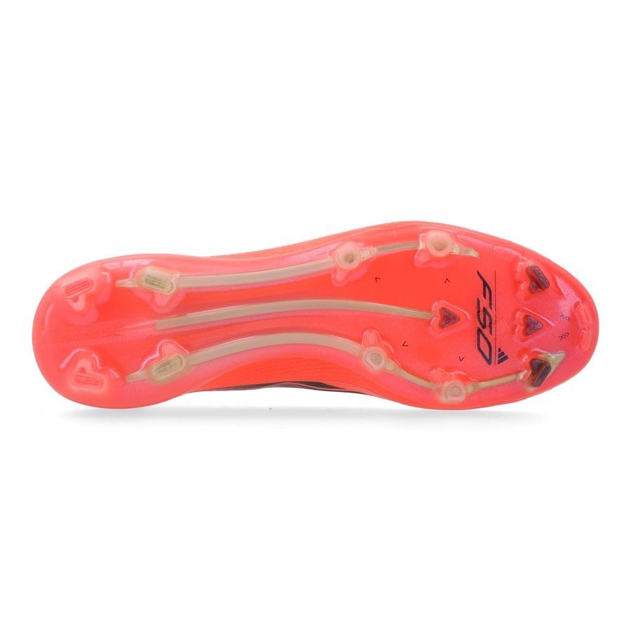 adidas F50 Elite Mid FG Vivid Horizon - Turbo/Aurora Black/Argenté Femme