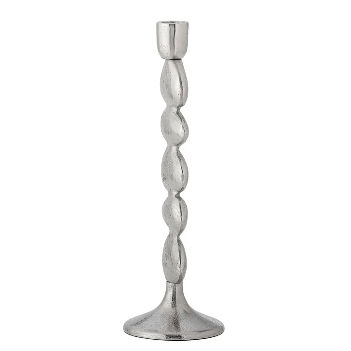Bloomingville - Metina Kerzenständer, H 21 cm, silber