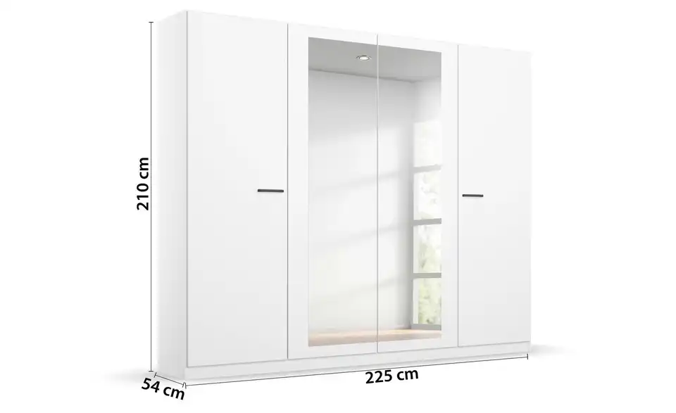 Drehtürenschrank 226 cm