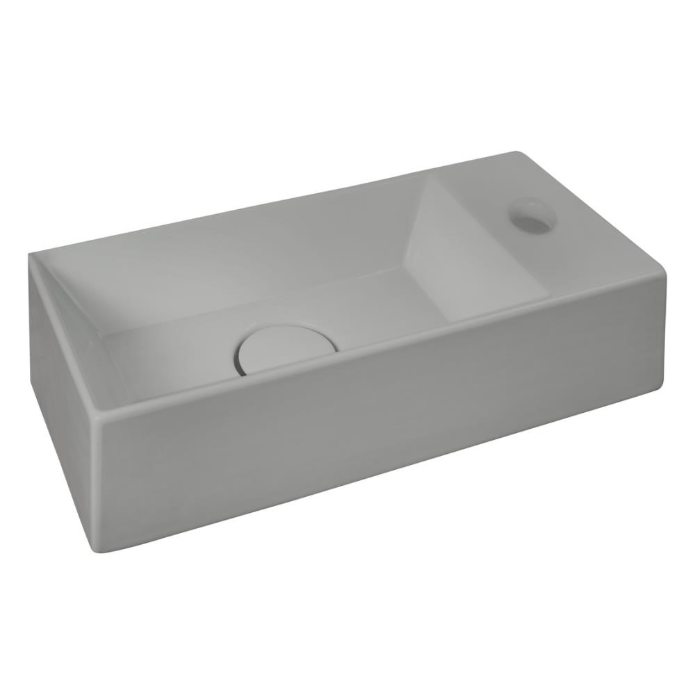 Xenz Rosa fontein 45x20cm grijs mat