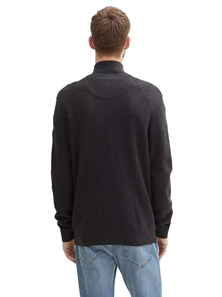 TOM TAILOR Strickjacke grau