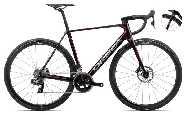 Vélo de Route Orbea Orca M31eTEAM Sram Rival eTap AXS 12V 700 mm Rouge Wine 2024